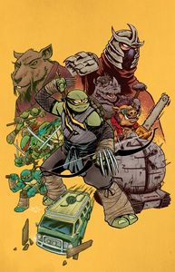 [Teenage Mutant Ninja Turtles: Ongoing #100 (Forbidden Planet Rich Woodall Variant) (Product Image)]