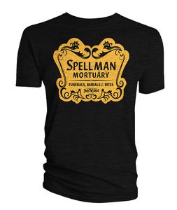 [The Chilling Adventures Of Sabrina: T-Shirt: Spellman Mortuary (Black) (Product Image)]