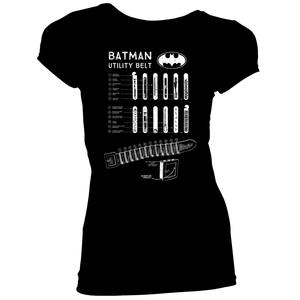 [Batman: Women's Fit T-Shirt: Utility Belt (Product Image)]