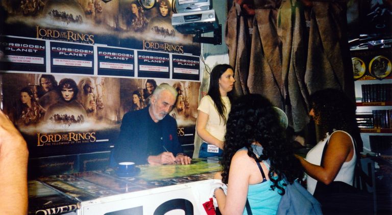 Christopher Lee Signing 