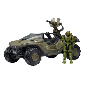 [Halo: Deluxe Action Figure & Vehicle Set: Warthog & Master Chief (Product Image)]