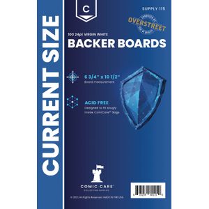 [Comicare: Backing Boards: Current Size (100 Pack) (Product Image)]