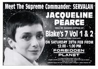 [Jacqueline Pearce Signing Blake's 7 Vol 1 & 2 (Product Image)]