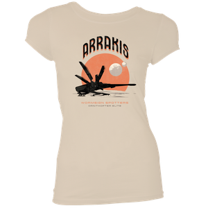 [Dune: Part 2: Women's Fit T-Shirt: Wormsign Spotters (Product Image)]