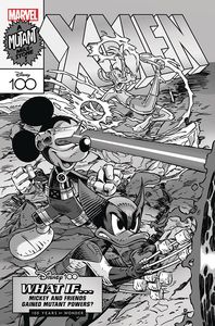 [Amazing Spider-Man #39 (Mangiatordi Disney100 X-Men Black & White Variant) (Product Image)]