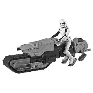 [Star Wars: The Rise Of Skywalker: Galaxy Of Adventures Vehicle: First Order Driver & Treadspeeder (Product Image)]