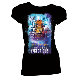 [Doctor Who: Time Lord Victorious: Women's Fit T-Shirt: Dalek Squad Iconic (Product Image)]