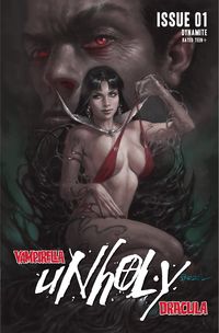 [The cover for Vampirella: Dracula Unholy #1 (Cover A Parrillo)]