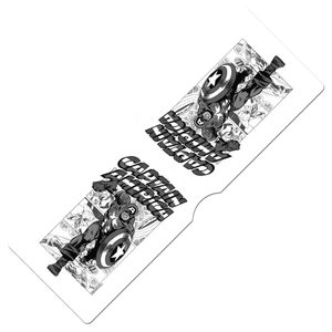 [Captain America: Travel Pass Holder: Classic Panels Background (Product Image)]
