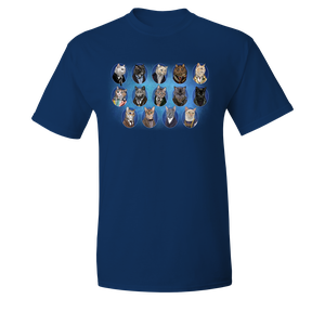 [Doctor Who: T-Shirt: Cat Doctors Assembled By Jenny Parks (Product Image)]