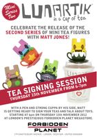 [Matt Jones Signing 'Lunartik In A Cup Of Tea' (Product Image)]