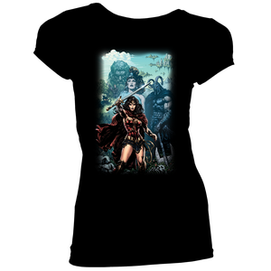 [Wonder Woman: Women's Fit T-Shirt: Rebirth By Liam Sharp (Product Image)]