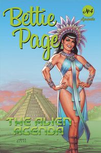 [Bettie Page: Alien Agenda #4 (Cover A Linsner) (Product Image)]