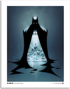 [Batman: Art Print: Volume 2 #51: Gotham City Cloak By Greg Capullo (Product Image)]
