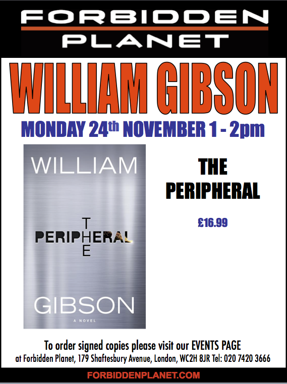 William Gibson Signing The Peripheral