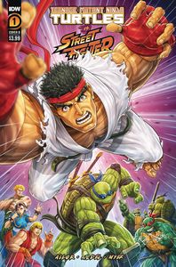 [Teenage Mutant Ninja Turtles Vs. Street Fighter #4 (Cover B Cardy) (Product Image)]