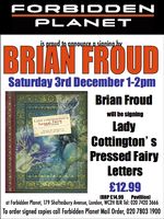 [Brian Froud signing Lady Cottington's Pressed Fairy Letters (Product Image)]