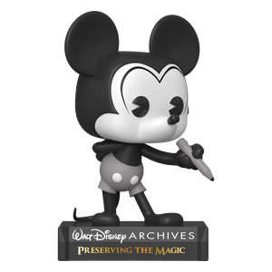 [Disney Archives: Pop! Vinyl Figure: Plane Crazy Mickey Mouse (Black & White) (Product Image)]