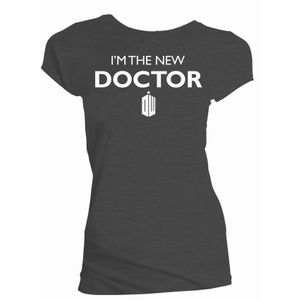 [Doctor Who: T-Shirts: I'm The New Doctor (Skinny Fit) (Product Image)]
