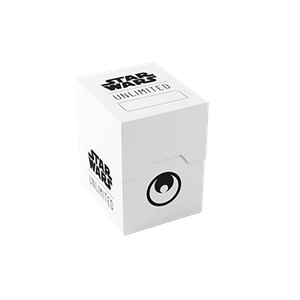 [Star Wars: Unlimited: Soft Crate Deck Box: White/Black (Product Image)]