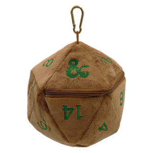 [Dungeons & Dragons: D20 Plush Dice Bag: Feywild (Copper & Green) (Product Image)]