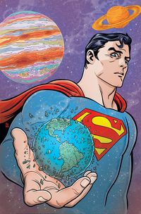 [The cover for Superman: Space Age #1 (Cover A Mike Allred)]