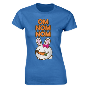 [Fuzzballs: Women's Fit T-Shirt: Om Nom Nom! (Product Image)]