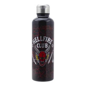 [Stranger Things: Metal Water Bottle: Hellfire Club (Product Image)]