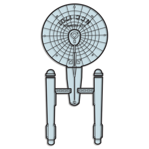 [Star Trek: The Original Series: Enamel Pin Badge: Enterprise (NCC-1701) (Product Image)]
