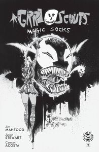 [Grrl Scouts: Magic Socks #1 (Spawn Month B&W Variant) (Product Image)]