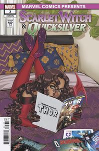 [Scarlet Witch & Quicksilver #3 (Jones Marvel Present Variant) (Product Image)]