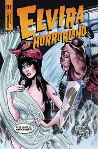 [The cover for Elvira In Horrorland #1 (Cover A Acosta)]