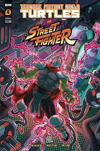 [Teenage Mutant Ninja Turtles Vs. Street Fighter #4 (Cover A Medel) (Product Image)]