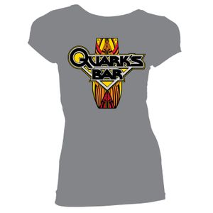 [Star Trek: Deep Space Nine: Women's Fit T-Shirt: Quark's Bar (Charcoal) (Product Image)]