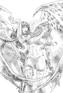 [Red Sonja: Age Of Chaos #4 (Quah Sketch Virgin Variant) (Product Image)]