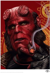 [Hellboy: Limited Edition Print: Smoking (Product Image)]