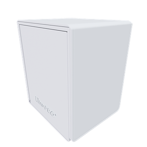 [Ultra Pro: Deck Box: Vivid Alcove Flip: White (Product Image)]