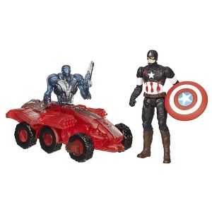[Avengers: Age Of Ultron: Wave 1 Action Figures: Captain America Vs Sub Ultron (2.5 Inch Version) (Product Image)]