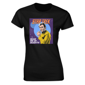 [Star Trek: Titan Collection: Women's Fit T-Shirt: Beam Me Up Scotty (Product Image)]