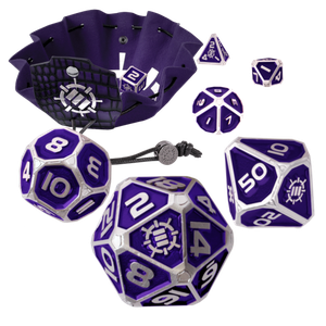 [Metal RPG Dice Set: Collector's Edition: Purple (Product Image)]