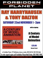 [Ray Harryhausen and Tony Dalton Signing A Century of Model Animation (Product Image)]