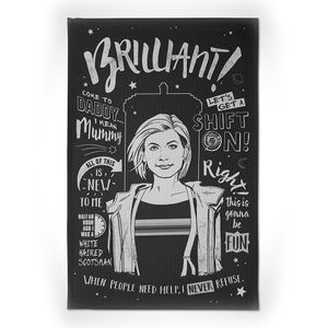 [Doctor Who: Tea Towel: This Is Doctor Thirteen  (Product Image)]