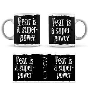 [Doctor Who: The 60th Anniversary Diamond Collection: Mug: Fear Is A Super Power (Product Image)]