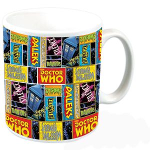 [Doctor Who: Mug: Comic Squares (Product Image)]