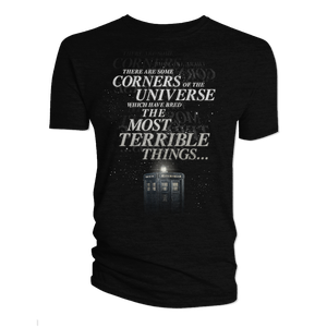 [Doctor Who: The 60th Anniversary Diamond Collection: T-Shirt: There Are Some Corners Of The Universe (Product Image)]