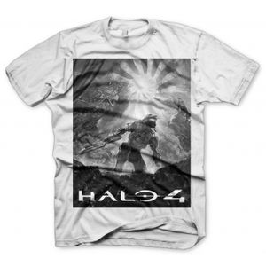 [Halo 4: T-Shirt: Saviour (Black & White) (Product Image)]