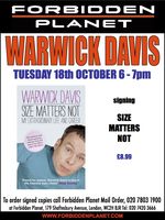 [Warwick Davis Signing Size Matters Not (Product Image)]