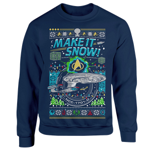 [Star Trek: The Next Generation: The 55 Collection: Christmas Jumper: Make It Snow! (3XL & 4XL) (Product Image)]