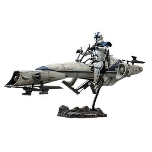 [Star Wars: The Clone Wars: 1:6 Scale Action Figure: Commander Appo With BARC Speeder (Product Image)]
