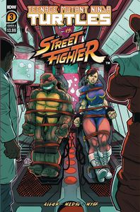 [Teenage Mutant Ninja Turtles Vs. Street Fighter #3 (Cover A Medel) (Product Image)]